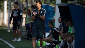 Dvd911(25/08/18) Raul Gonzalez Blanco debuta como entrenador del Cadete B del Real Madrid en Moratalaz , Madrid Foto: V&Atilde;&shy;ctor Sainz