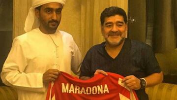 Maradona dirigirá en la segunda división de Emiratos Árabes