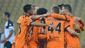 Juventus en un partido de la Serie A ante Parma