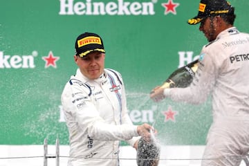 Valtteri Bottas, posible sustituto de Rosberg en Mercedes para 2017.