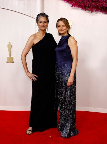 Jodie Foster y su mujer Alexandra Hedison.