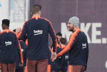 Barcelona training on Friday.