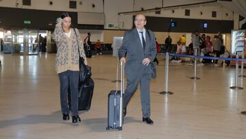 José Castro, junto a su hija.