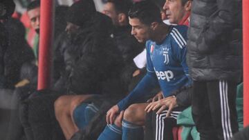 Así fue el enfado de Cristiano con Sarri por sacarle del campo