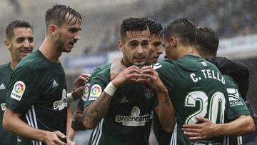 Sergio León, tras lograr el 3-4.