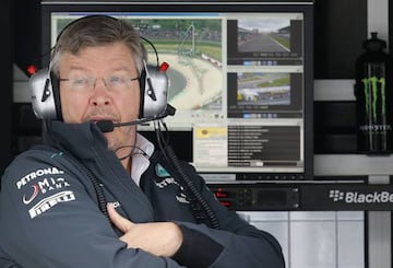 Ross Brawn, en 2013 con Mercedes F1.