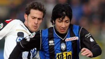 Jaime Valdés en su etapa en Atalanta