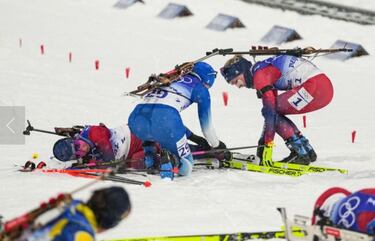 Gran susto en Pek¨ªn: Tandrevold pasa de casi medalla al colapso