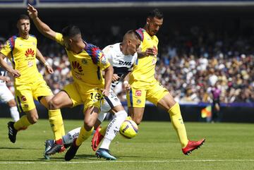 Las mejores imágenes del clásico capitalino entre Pumas y América