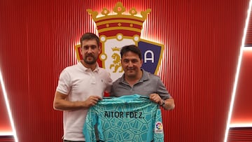 Aitor Fernández junto a Braulio Vázquez.