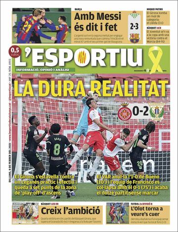 "En los huesos pero vivos"... las portadas deportivas de hoy