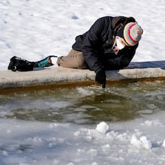 El tiempo que permanecerá el hielo en las calles de Madrid