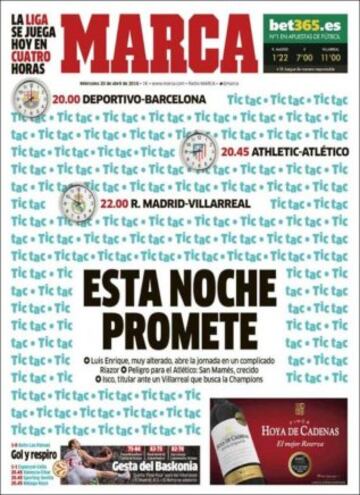 Portadas de la prensa mundial