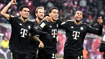 Luis Díaz, Kane, Musiala y Olise.