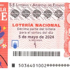 Comprobar Lotería Nacional: resultados del sorteo del Día de la Madre hoy, domingo 5 de mayo