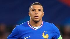 Metz (France), 05/06/2024.- Kylian Mbappe of France looks on during the international friendly soccer match between France and Luxembourg, Metz, France, 05 June 2024. (Futbol, Amistoso, Francia, Luxemburgo, Luxemburgo) EFE/EPA/CHRISTOPHER NEUNDORF
