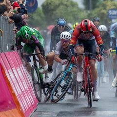 Una foto que pudo salir muy cara en el Giro de Italia