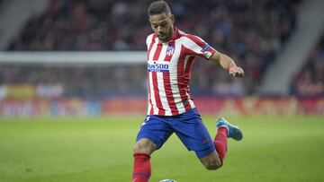 Lodi, en un partido del Atlético.