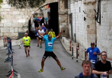 Las imágenes de la séptima maratón de Jerusalén