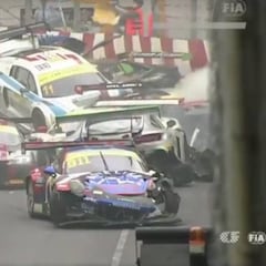 Brutal montonera en Macao con Dani Juncadella implicado