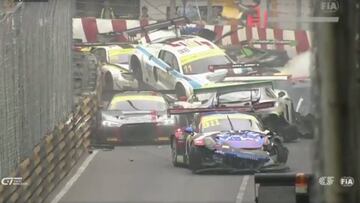 Brutal montonera en Macao con Dani Juncadella implicado