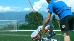 Novedad: el Atlético de Madrid prueba con un robot lanzapelotas