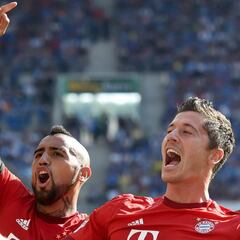 El mensaje de Lewandowski a Vidal y la Roja: "Los veo jugar"