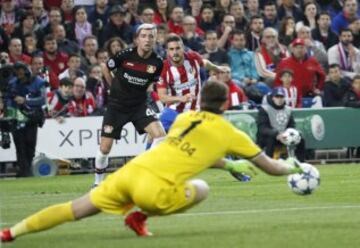 Atletico Madrid versus Bayer Leverkusen