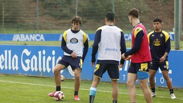 Entrenamiento Deportivo de La Coruña. barcia