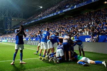 3-1. Francisco Portillo marca el tercer tanto de los azules en el minuto 102 de partido. Un gol que vale un ascenso.