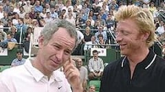 McEnroe y Becker, showman en TV