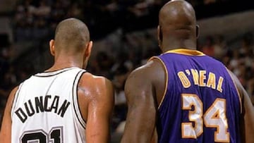 Polémicas declaraciones de Shaq sobre Tim Duncan