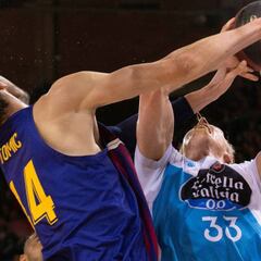 El Barcelona se impone al Obradoiro y termina el año líder