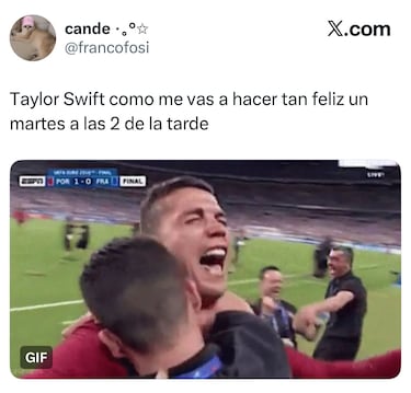 Los memes del compromiso entre Taylor Swift y Travis Kelce: las ‘swifties’ enloquecen y dejan estas imágenes para el recuerdo