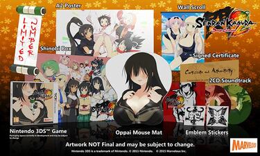 Senran Kagura 2 tiene una alfombrilla 3D de pechos