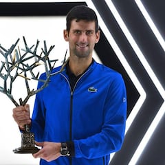 Djokovic aprieta por el uno con su quinto título en París-Bercy