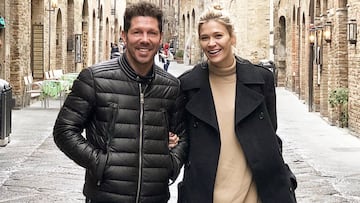 Carla Pereyra, pareja de Simeone, responde a los críticos. Foto: Instagram