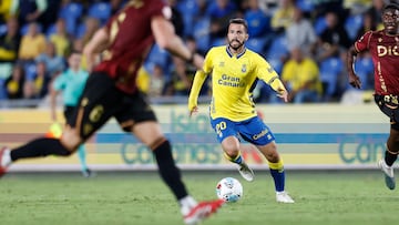 05/10/2025 FUTBOL SEGUNDA DIVISION TEMPORADA 25/26 PARTIDO UD LAS PALMAS - CADIZ Kirian