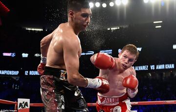 Los golpes más salvajes de Canelo y Golovkin