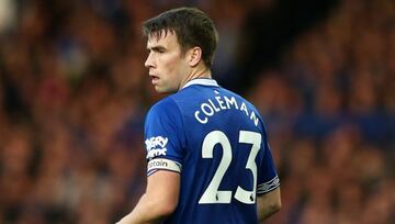 Séamus Coleman, lateral derecho que terminó la pasada temporada como el capitán del equipo. La confianza de Ancelotti lo ha hecho crecer