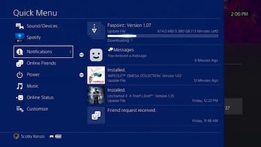 PlayStation 4 se actualiza a la versión 5.00