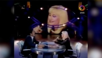 Raffaella Carrá, Maradona y un momento televisivo estelar