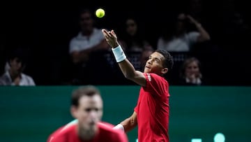 26/11/22 TENIS COPA DAVIS EN MALAGA SEMIFINALES
ITALIA - CANADA   DOBLES.
MATTEO BERRETTINI FABIO FOGNINI - VASEK POSPISIL FELIX AUGER ALIASSIME