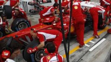 <b>NO DESFALLECEN. </b>En Ferrari son conscientes de que el Mundial está muy difícil, pero van a trabajar hasta el último momento.