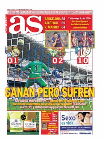 Las portadas de AS de mayo