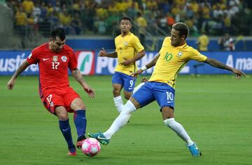 Las mejores imágenes del duelo entre Chile y Brasil