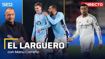 En directo, El Larguero: el Celta pisa fuerte en Europa y, ¿qué pasa con la rodilla de Mbappé?