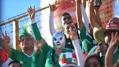 El color de la afición en el México vs Trinidad y Tobago