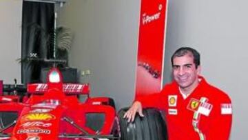 <b>HOMBRE DE ROJO. </b>Gené trabaja desde hace mucho para Ferrari.