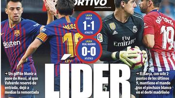 El liderato eclipsa la autocrítica